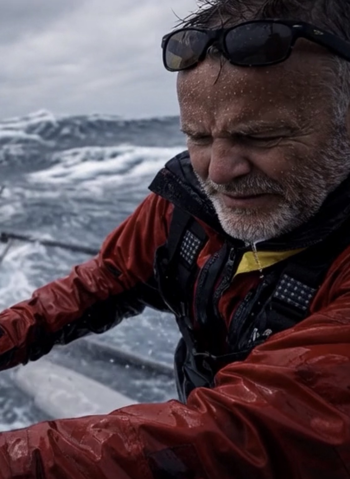 Portrait of the Captain sailing toward the Far South